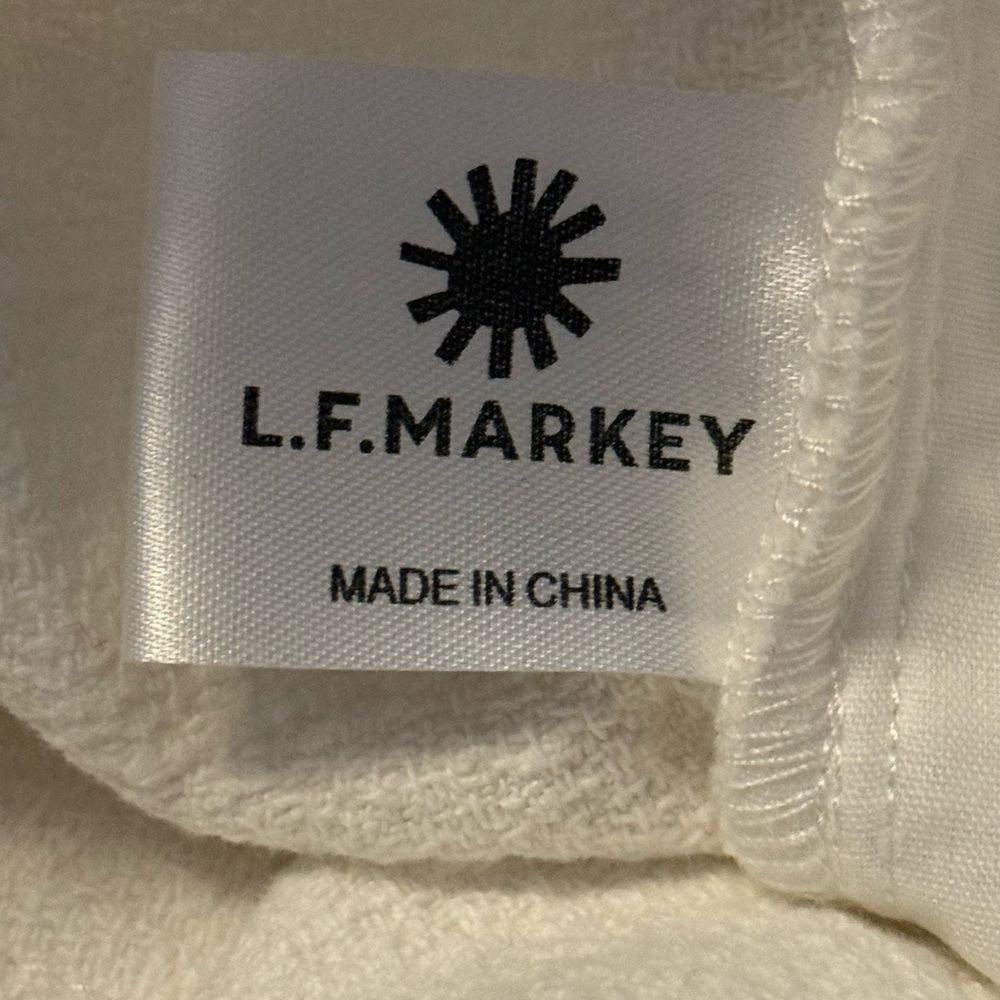 LF Markey Pants Womens 4 Wendell Trouser White Slacks Casual Ladies - Picture 6 of 7
